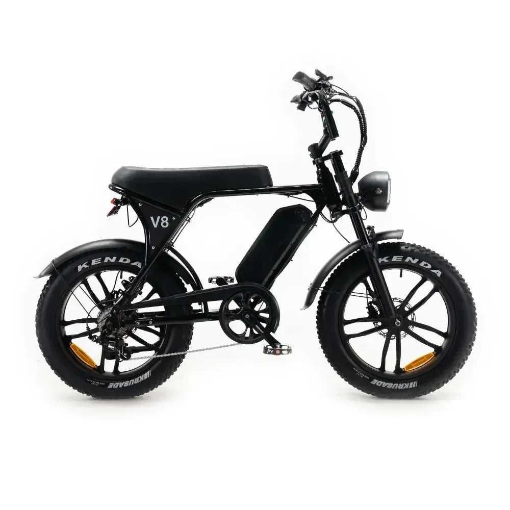 V8 - Zwart - Fatbike Company