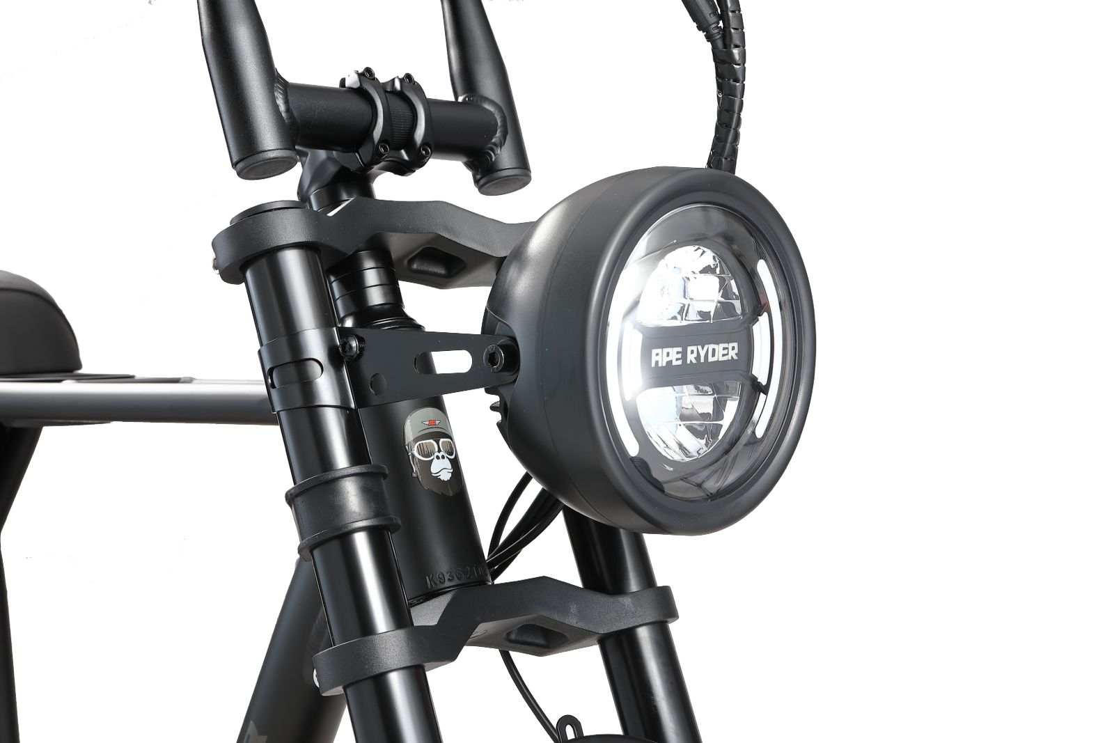 A10 Pro - Ape Ryder - Zwart - Fatbike Company